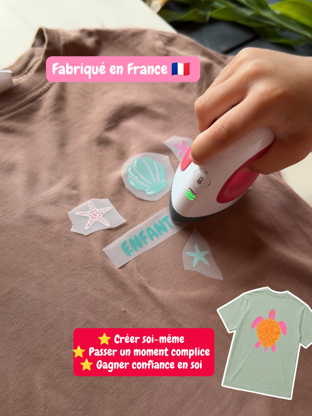 Transfert thermocollant - Planche OCÉAN