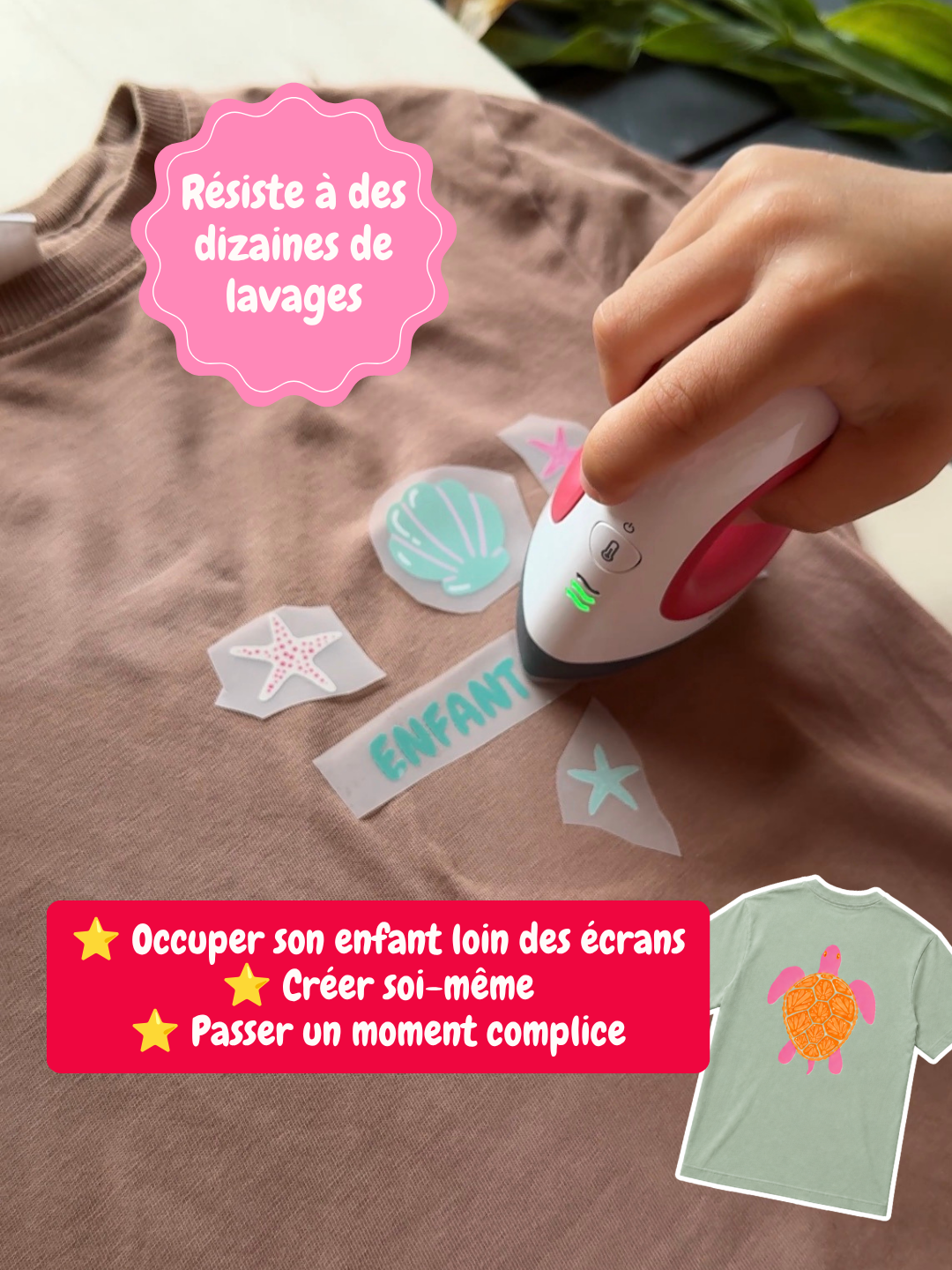Transfert thermocollant - Planche OCÉAN