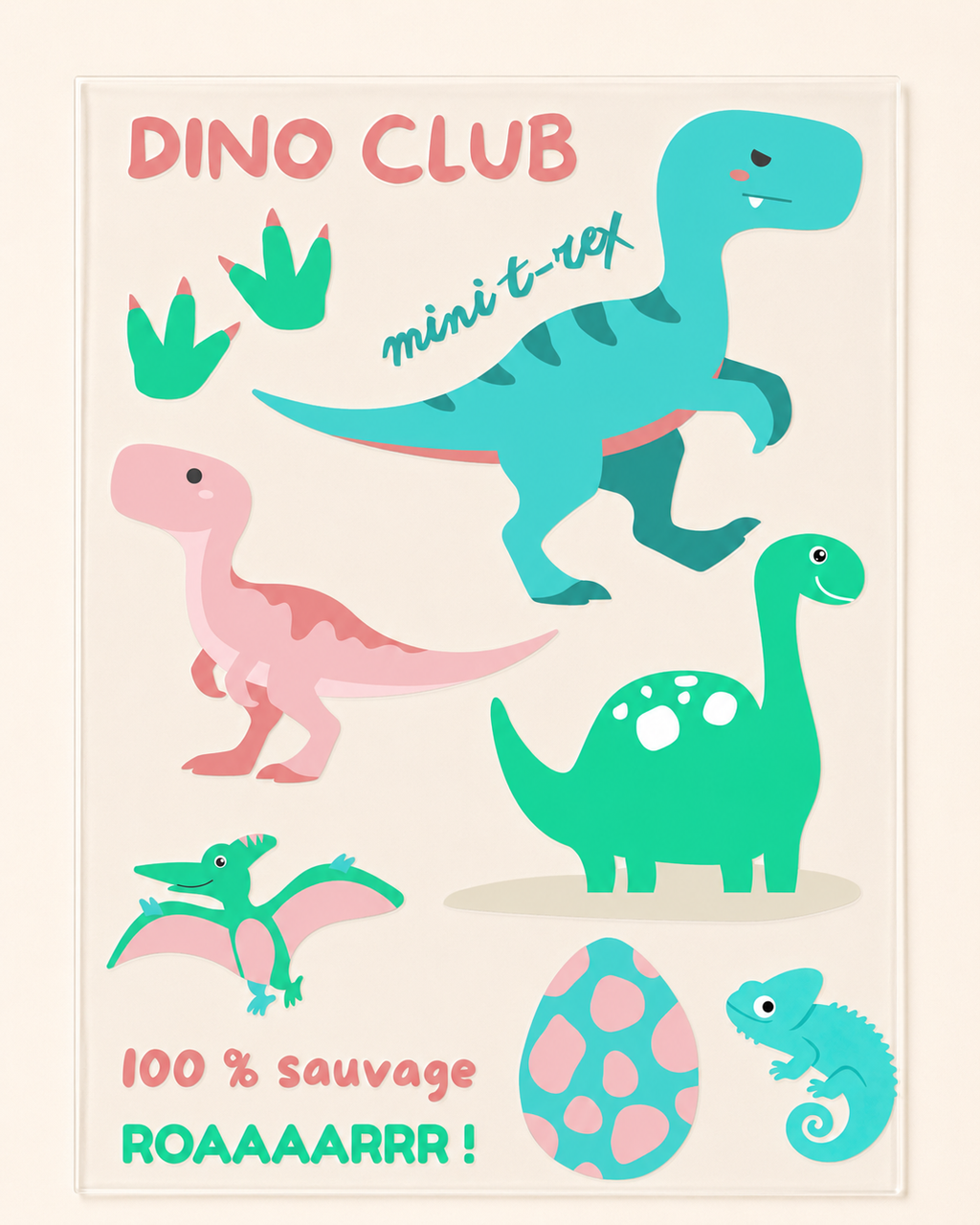 Planche "LES DINOS"
