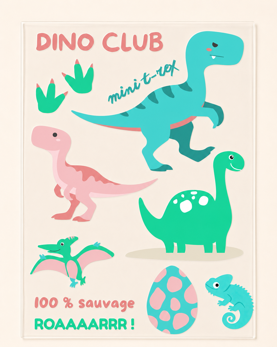 Planche "LES DINOS"