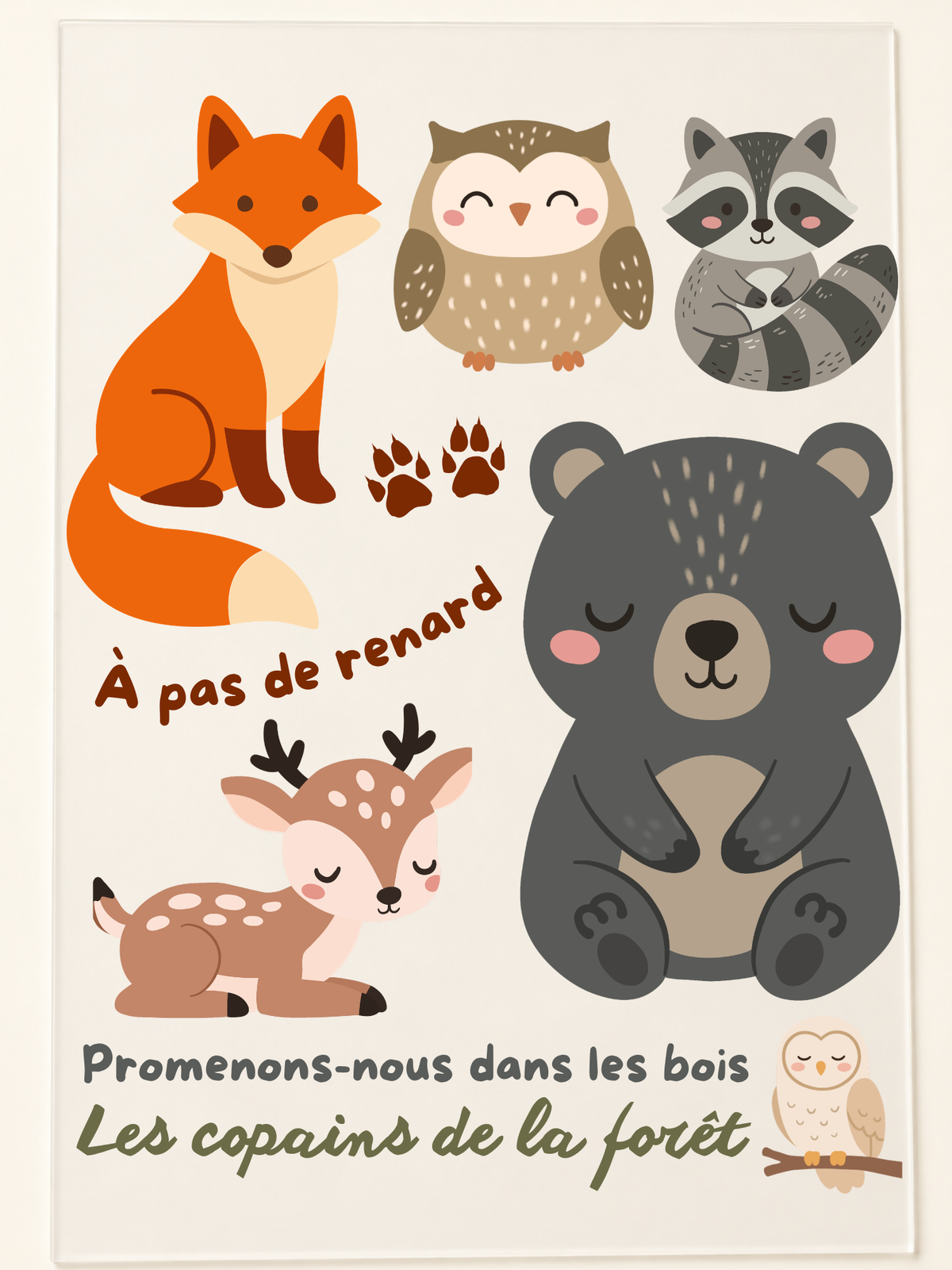 LES ANIMAUX DE LA FORÊT