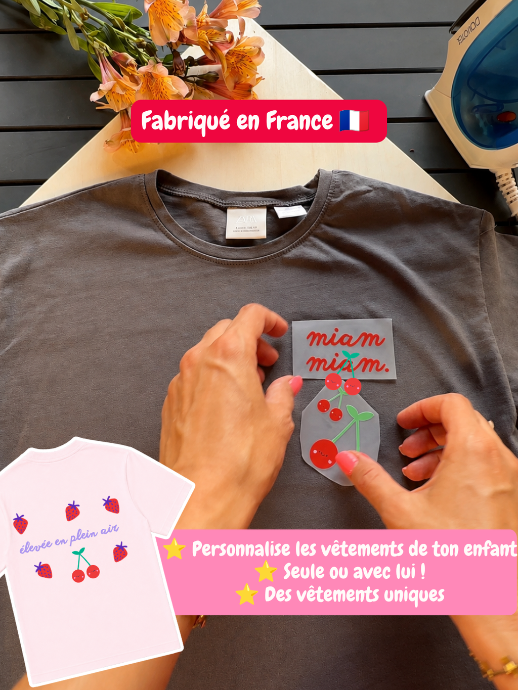 Planche "LES FRAISES"