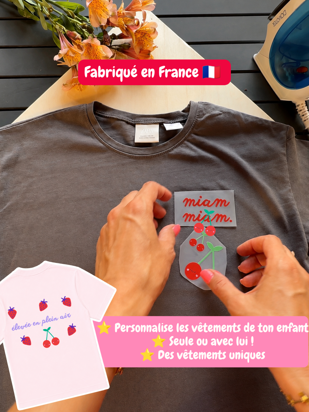 Planche "LES FRAISES"